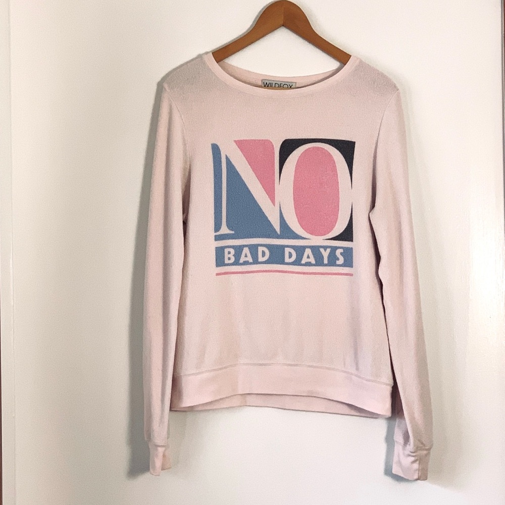 Wildfox “No Bad Days” Baggy Beach Jumper